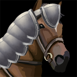 Gepanzertes Pferd (braun)