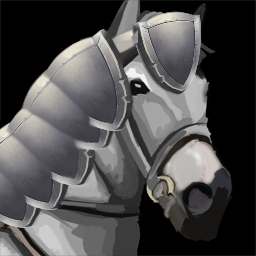 Cavallo Armato (Grigio Chiaro)