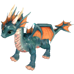 Dragón Marino Joven (Azul)