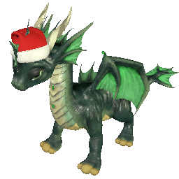 Jeune Dragon des Mers de Vacances (Vert)
