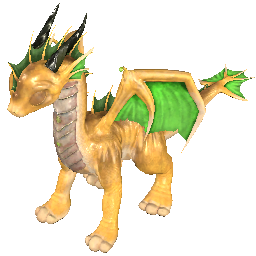 Dragon de mare adolescent (galben)